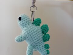 Dinozaur breloc crosetat